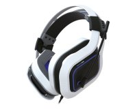Gioteck HC9 Headset Wired Head-band Gaming Blue, White