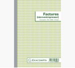 Manifold autocopiant exacompta factures auto-entrepreneur a5 148x210mm foliotage 50 duplis