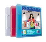 Classeur Oxford polyvision 17x22 d40 2an rond pp assorti