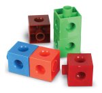 Atelier cube learning resources unicubes 2 cm       plastique 500 cubes a         assembler et 1 guide