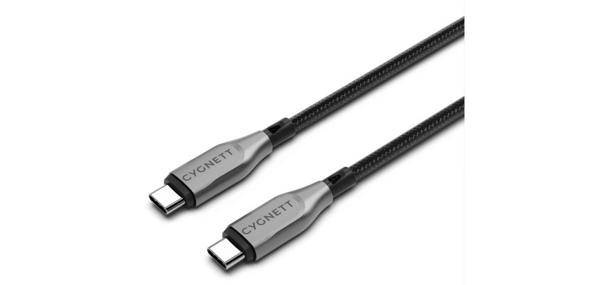 Cygnett CY4674PCTYC USB cable USB 2.0 1 m USB C 0.48 Gbit/s Black, Silver