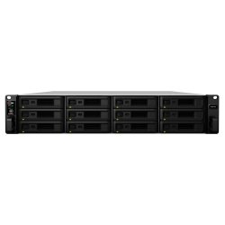 Synology RackStation RS3618xs NAS Rack (2 U) Intel® Xeon® D D-1521 8 Go DDR4 0 To DiskStation Manager Noir