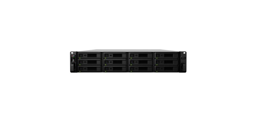 Synology RackStation RS3618xs NAS Rack (2 U) Intel® Xeon® D D-1521 8 Go DDR4 0 To DiskStation Manager Noir