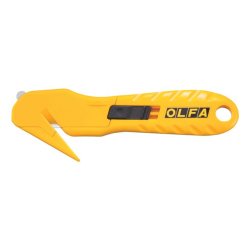 Cutter olfa securite lame sk10 corps abs ergot metal lame peu visible lors de la coupe