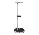 Lampe bureau maulpuck led basse consommation classe a 5wcordon 1,7m bras extensible   185 a 330mm coloris noir