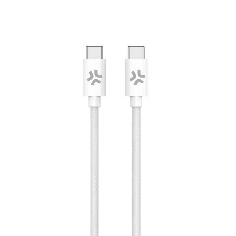 Celly USBCUSBCCOTTWH cable USB 1,5 m USB C Blanco