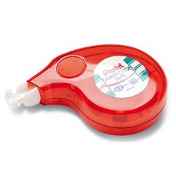 Correcteur pentel compact ruban 4.2mmx10m application latérale niveau bande de correction visible