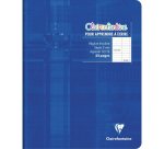 Cahier piqué 17x22 cm 32 pages grands carreaux 3 mm agrandis 12/12 mm - Assortis
