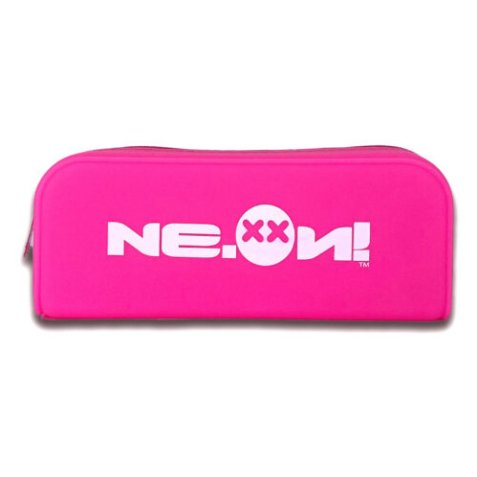 Neon 0006F pencil case Soft pencil case Silicone Pink