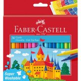 Feutre scolaire faber castell chateau pochette de 36