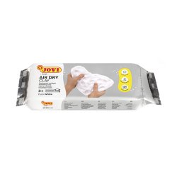Pâte à modeler jovi autodurcissante coloris blanc pain 500g