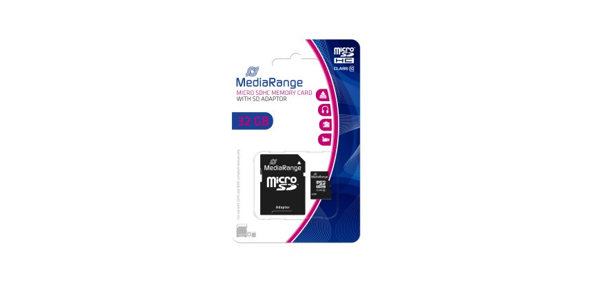 MediaRange 32GB microSDHC Klasse 10