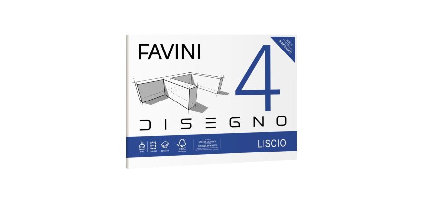 Favini A166504 art paper Art paper pad 20 sheets