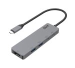 DLH DY-HB5575 station d'accueil Avec fil USB 3.2 Gen 1 (3.1 Gen 1) Type-C Gris