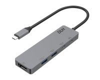 DLH DY-HB5575 station d'accueil Avec fil USB 3.2 Gen 1 (3.1 Gen 1) Type-C Gris