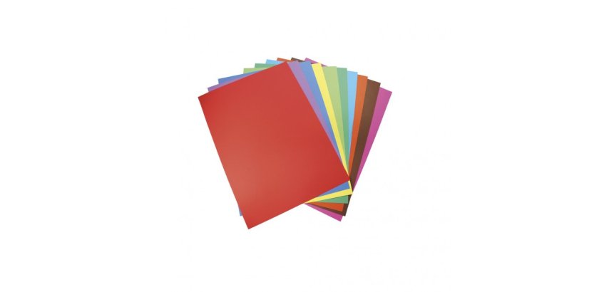 CARTA, Paquet de 100 feuilles 120g/m² sous/film au format 25x32,5cm - Assortiment