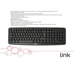 LINK Kit Tastiera Italiana 108 Tasti E Mouse Ottico Con Cavo Usb