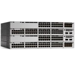 Cisco Catalyst C9300-48P-E Géré L2/L3 Gigabit Ethernet (10/100/1000) Connexion Ethernet, supportant l'alimentation via ce port (PoE) Gris