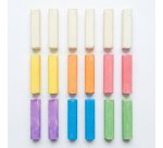 Primo 0032GC18IS gesso per lavagna Bianco, Giallo, Arancione, Lillà, Rosa, Azzurro, Verde 18 pz