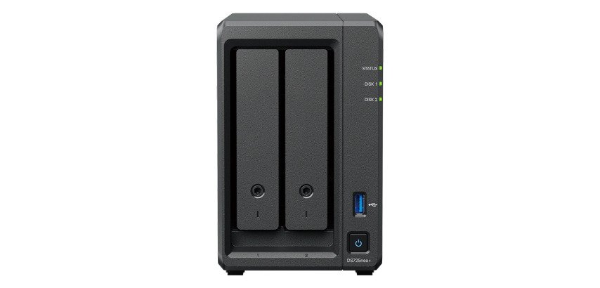 Synology DiskStation DS725NEO+ server NAS e di archiviazione Compatta Ryzen Embedded R1600 4 GB DDR4 0 TB DSM Nero
