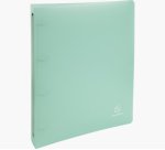 Classeur 4 anneaux 30 mm polypropylène Chromaline Pastel - A4 Maxi - Couleurs assorties