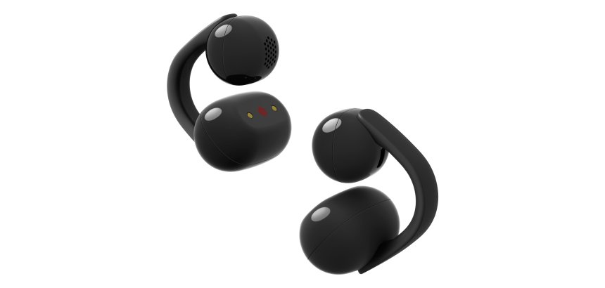 Sony U.K. WFLC900B.CE7 headphones/headset True Wireless Stereo (TWS) Open-ear Calls/Music/Sport/Everyday Bluetooth Black