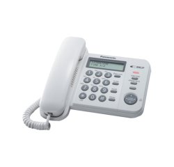 Panasonic KX-TS560EX1W telephone Analog telephone Caller ID White