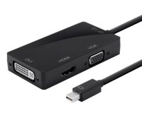 DLH Adaptateur mini DisplayPort vers HDMI / DVI / VGA