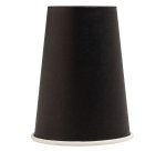 Gobelet en carton, 0,2 l, noir