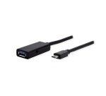 MCL MC923-1C/1CF/A-10M câble USB USB 3.2 Gen 1 (3.1 Gen 1) USB C USB A 5 Gbit/s Noir