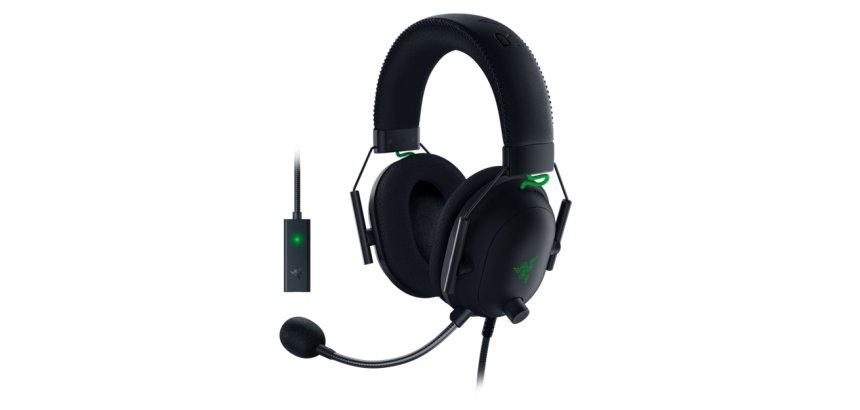 Razer Blackshark V2 Auricolare Cablato A Padiglione Gaming Nero, Verde