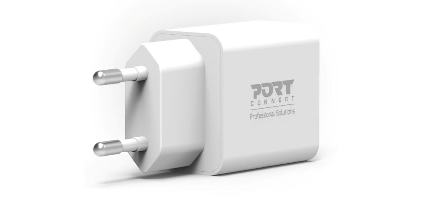 Port Designs PORT Connect 902036EUB chargeur d'appareils mobiles Universel Blanc Secteur Charge rapide Intérieure