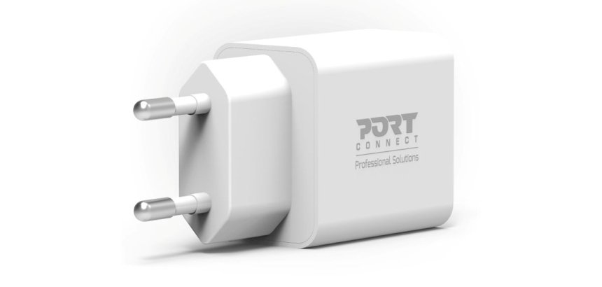 Port Designs PORT Connect 902036EUB chargeur d'appareils mobiles Universel Blanc Secteur Charge rapide Intérieure