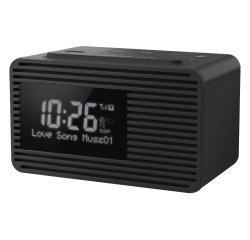 Panasonic RC-D8EG-K radio Clock Black