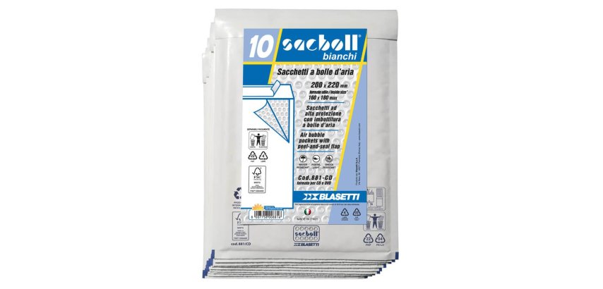 Blasetti Sacboll Bianchi envelope White 10 pc(s)