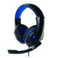 Steelplay HP41 Casque Avec fil Arceau Jouer Noir, Bleu