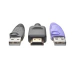 Tripp Lite B055-001-UHD câble kvm Noir, Violet