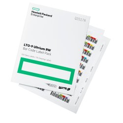 HPE LTO-9 Ultrium RW Bar Code Label Pack
