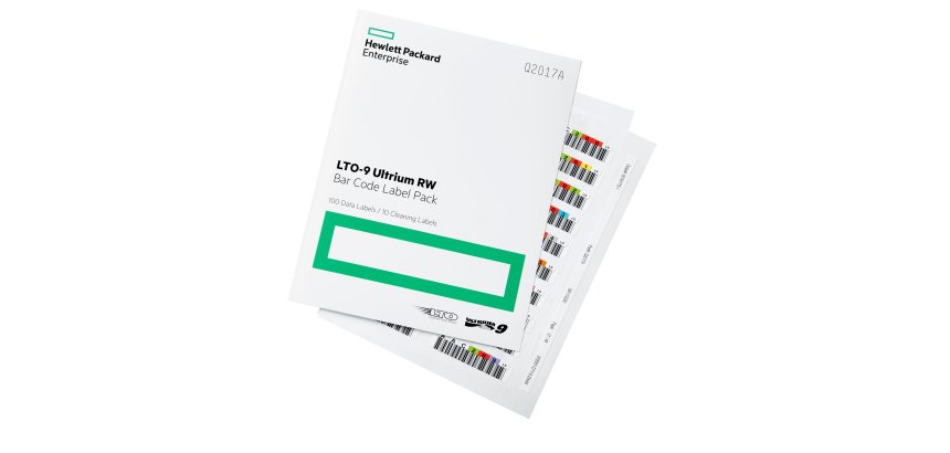 HPE LTO-9 Ultrium RW Bar Code Label Pack