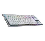 Logitech G G915 X LIGHTSPEED clavier Gaming USB + RF Wireless + Bluetooth AZERTY Français Blanc