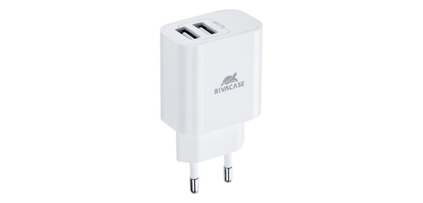 Rivacase PS4001 WD3 Caricabatterie per dispositivi mobili Universale Bianco AC Interno