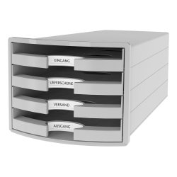 HAN 1013-11 desk tray/organizer Polystyrol Grey