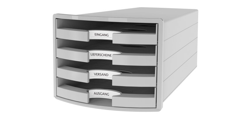 HAN 1013-11 vassoio da scrivania Polistirolo Grigio