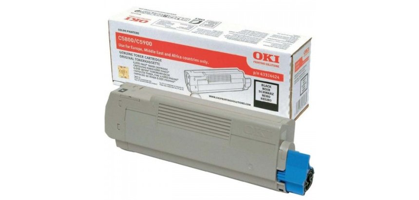 OKI 43324424 cartuccia toner 1 pz Originale Nero