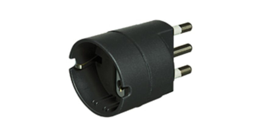 bticino S3624G power plug adapter Anthracite
