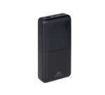 Rivacase VA2571 batteria portatile Polimeri di litio (LiPo) 20000 mAh Nero