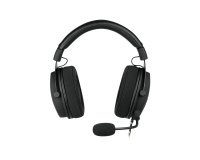 CHERRY XTRFY H2 Casque Avec fil Arceau Appels/Musique/Sport/Au quotidien Noir
