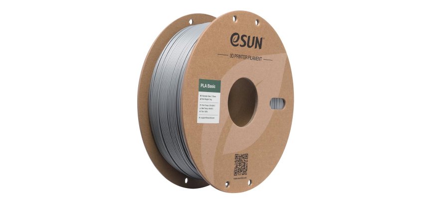 eSUN PLA BASIC Polymelkzuur Zilver 1 kg