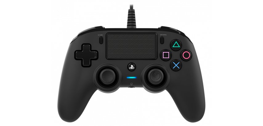 NACON PS4OFCPADBLACK mando y volante Negro USB Gamepad Analógico/Digital PC, PlayStation 4
