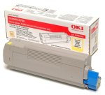 OKI - jaune - original - cartouche de toner